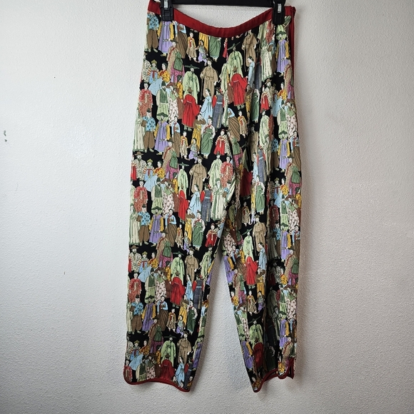 Natori Dynasty Printed Pajama Pants Size Medium - Picture 3 of 8